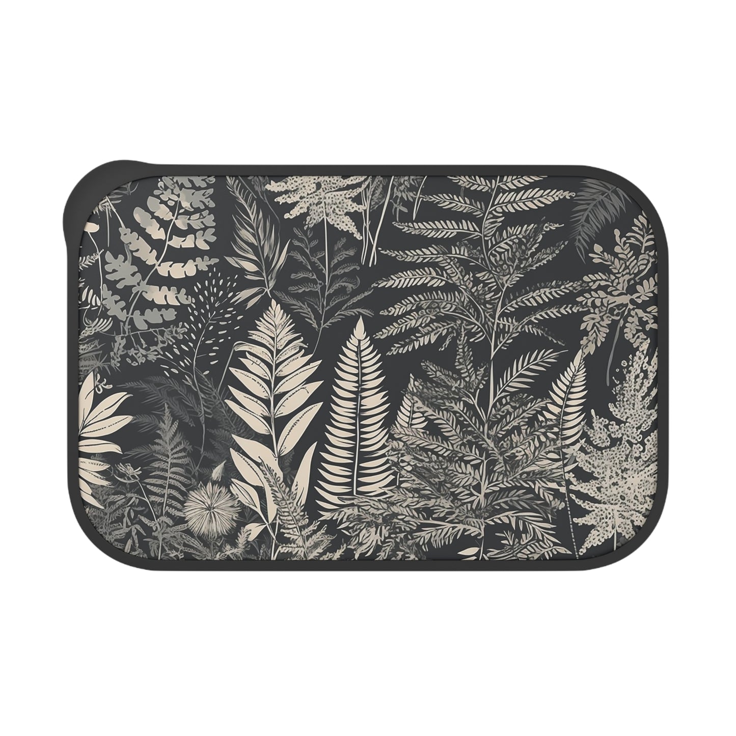 Eco-Friendly PLA Bento Box with Scandinavian Floral Design – Sustainable Lunch Container with Utensils