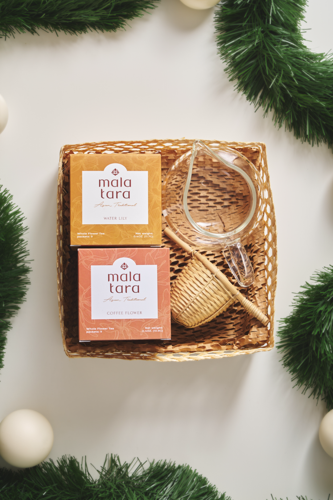 Signature Tea Celebration Gift Box with Organic Whole Flower Teas