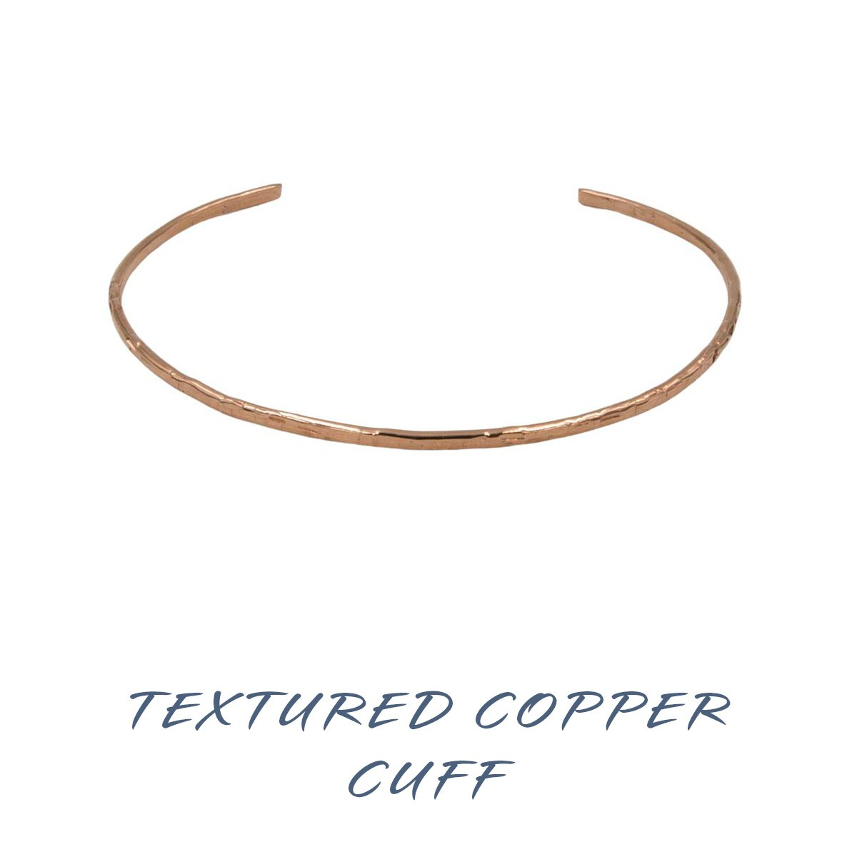 Handmade Stacking Copper Bangle Cuff Bracelet | Custom Sizing Clasp Bracelet| Eco-Friendly | Hypoallergenic & Nickel-Free