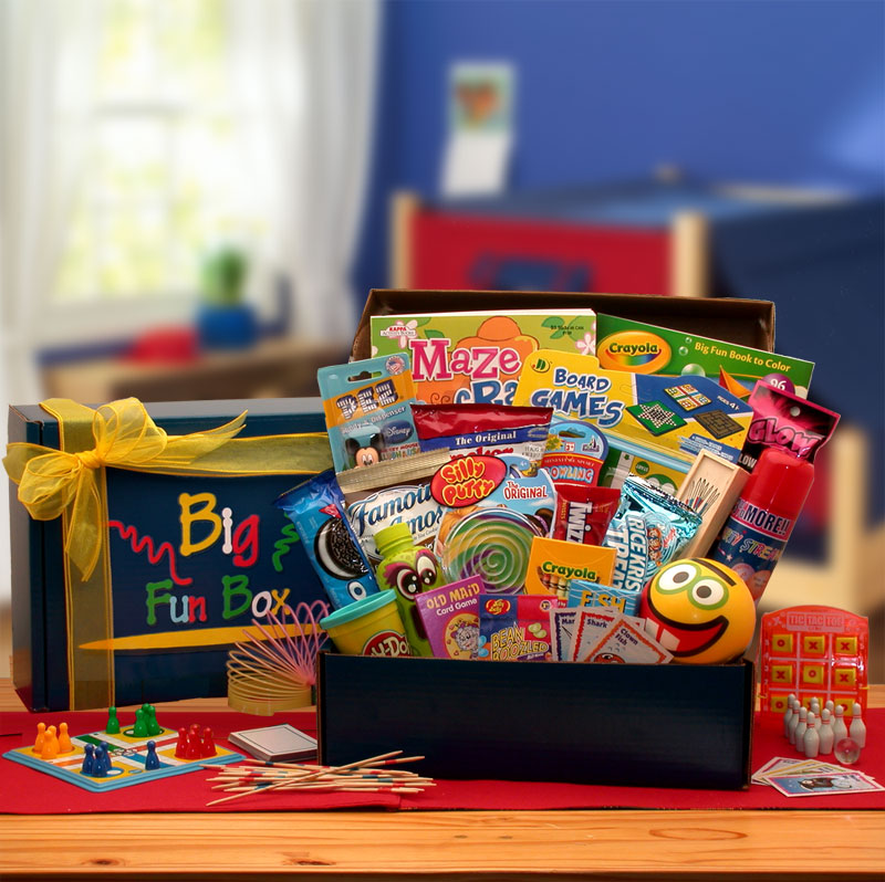 The Big Fun Kids Box - Children's Gift Basket | Hours of Fun & Tasty Treats