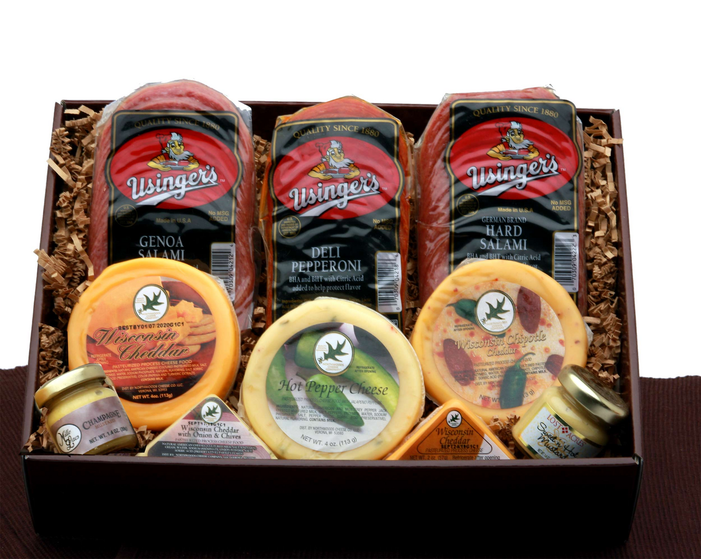 Deli Select Meat & Cheese Sampler - Gourmet Meat and Cheese Gift Baskets