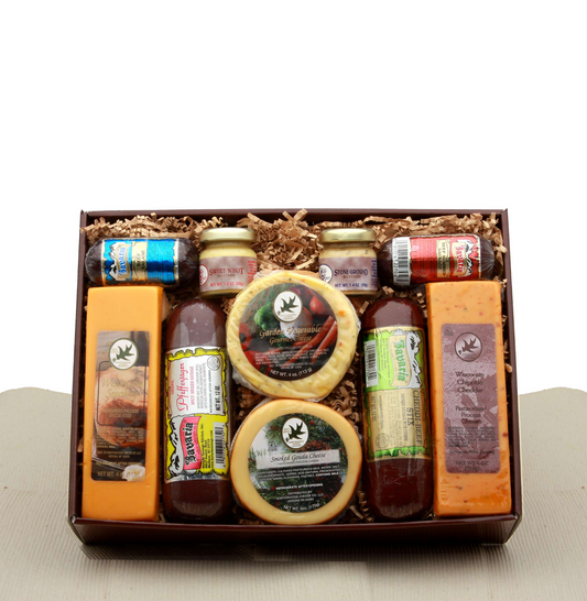 Deluxe Meat & Cheese Assortment Gift Set - Perfect for Meat and Cheese Lovers!