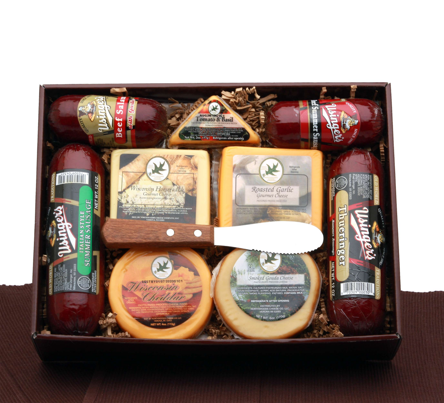 Signature Reserve Meat & Cheese Gift Box - Gourmet Meat and Cheese Selection in a Stylish Gift Basket