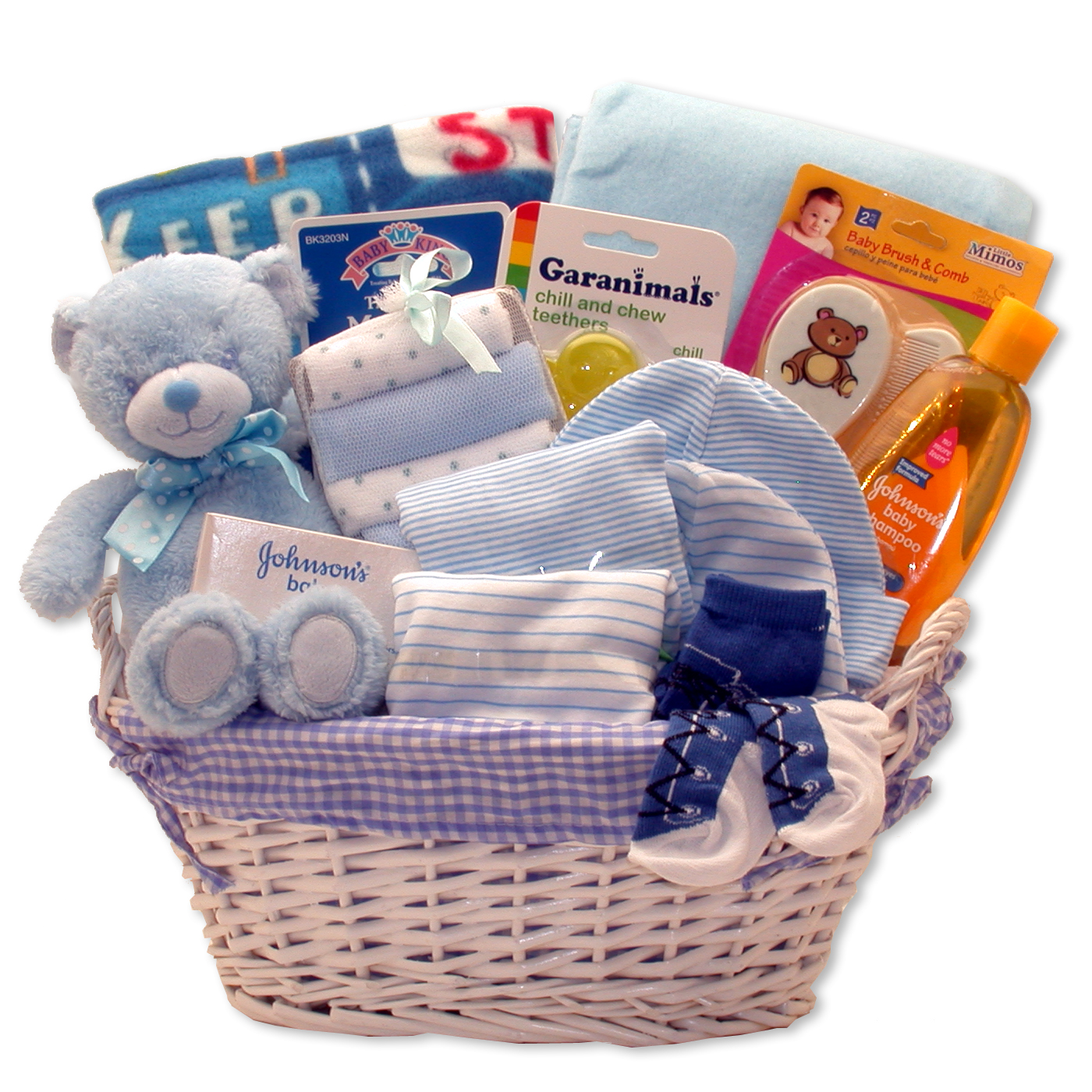 Simply Baby Necessities Basket - Blue | Baby Gift Set