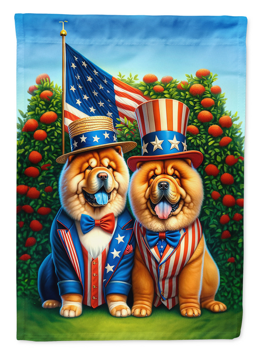 All American Chow Chow Garden Flag