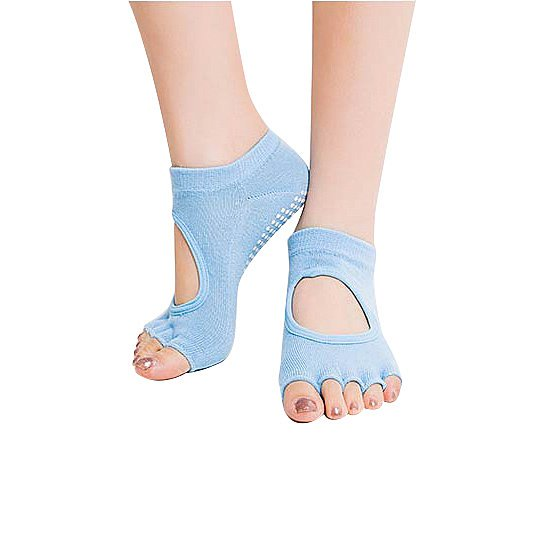 Peep Toe Yoga Socks 3 Pair Pack