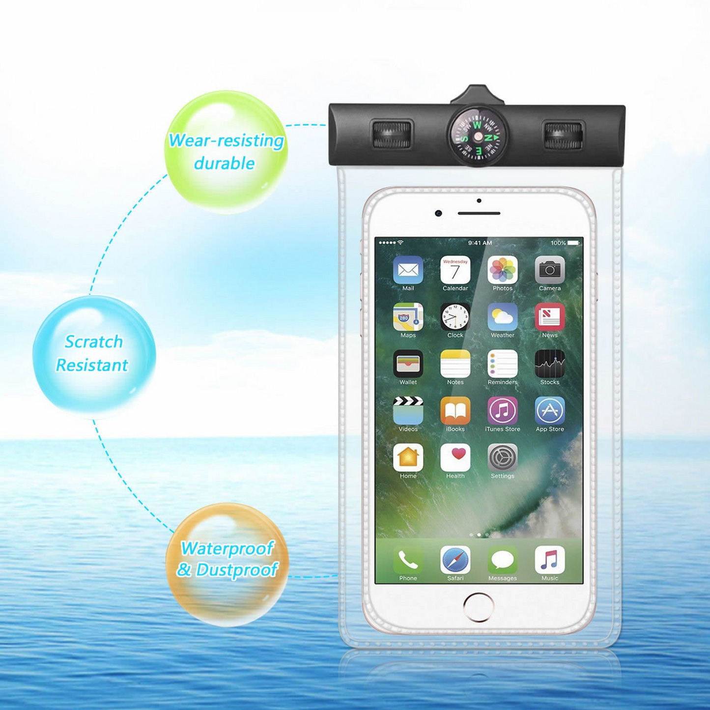 AQUA POUCH - Waterproof Pouch for your Smartphone and your Essentials