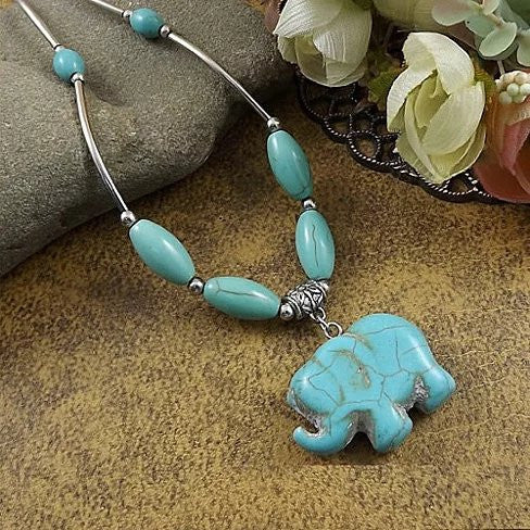 Elephanta Turquoise Necklace