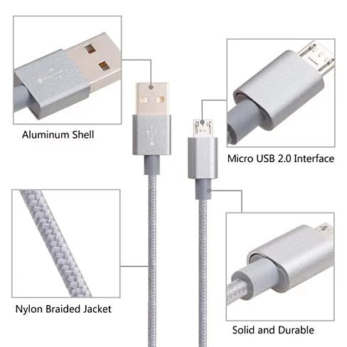 3 to Tango Apple or Android Charging Cables 3ft - 6ft - 10ft All 3 included.