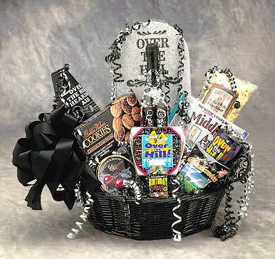 Over the Hill Birthday Gift Basket - Fun and Memorable Gift for Seniors