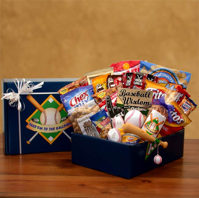 Take Em To The Ballpark Baseball Gift Pack - Perfect Snack Selection for Baseball Fans