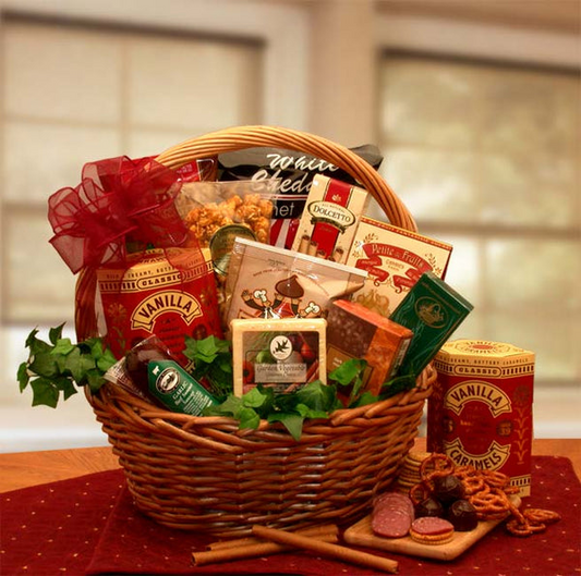 The Ultimate Snack Gift Basket - Delightful Assortment of Gourmet Goodies