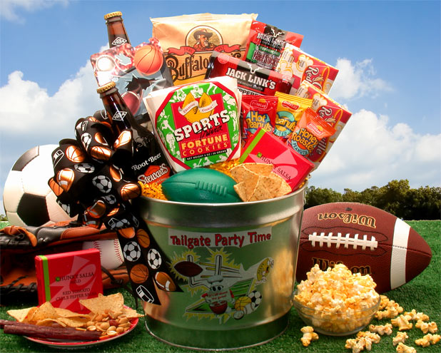 Tailgate Party Time Gift Pail - Perfect Gift for Sports Fanatics