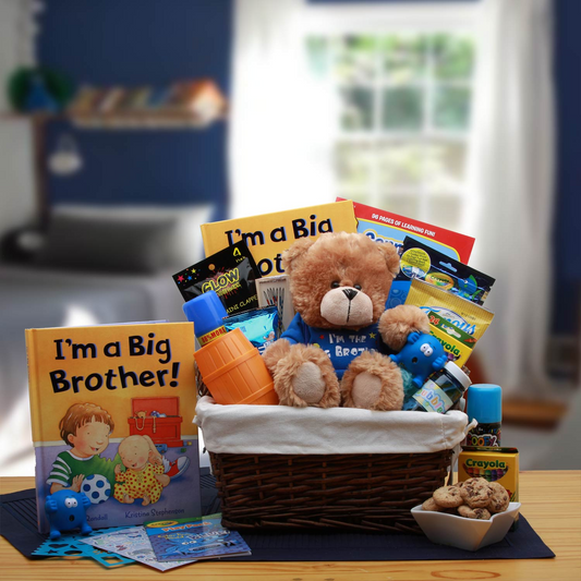 I'm The Big Brother Children's Gift Basket - Fun and Thoughtful Gift for Proud Big Brothers