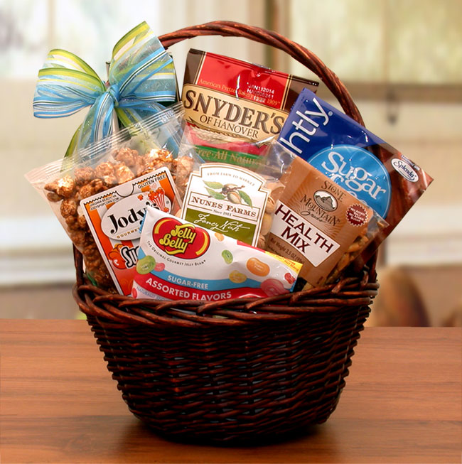 Mini Sugar-Free Gift Basket – Delicious Guilt-Free Snacks