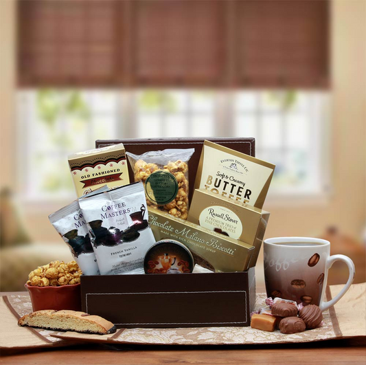Coffee Break Gift Box - Premium Coffee and Gourmet Treats