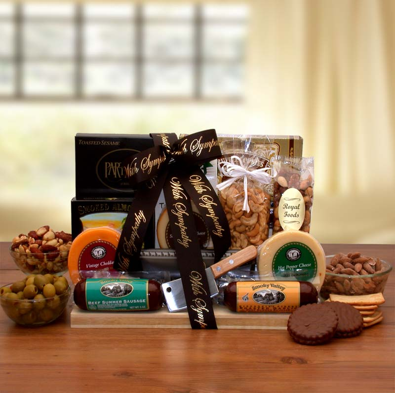 With Our Deepest Sympathy Gourmet Gift Board - A Thoughtful Condolence Gift