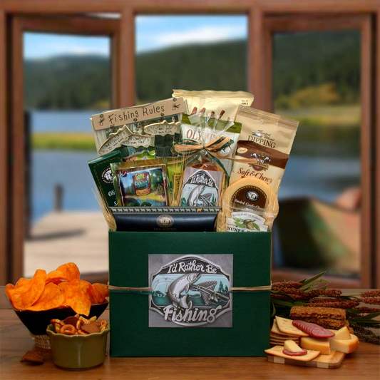 I'd Rather Be Fishing Gift Box - A Perfect Gift for Anglers of All Skill Levels