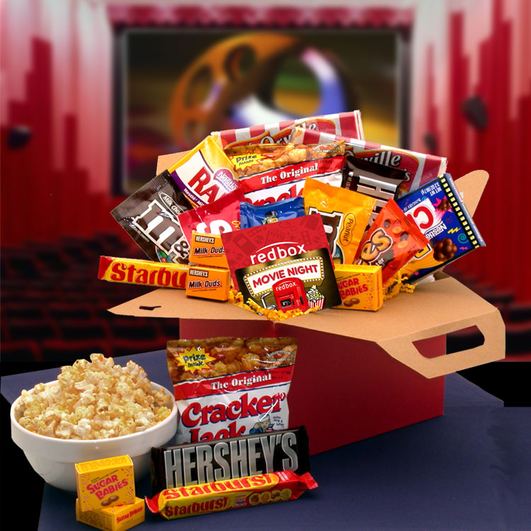 Movie Night Care Package - Enjoy Delicious Treats and Fun for a Relaxing Evening