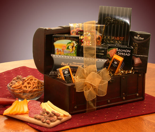 The Gourmet Connoisseur Gift Chest - Premium Gourmet Gift Basket