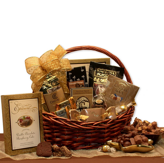 Deluxe Chocolate Gourmet Gift Basket - Indulge in the Ultimate Chocolate Experience