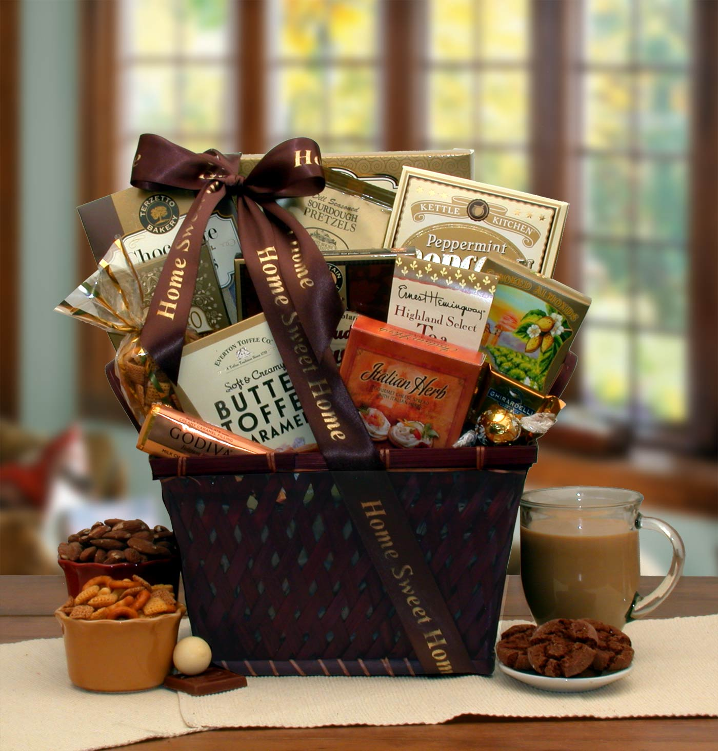 Home Is Where The Heart Is Housewarming Gift Basket | Welcome Home Gifts