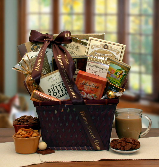 Home Is Where The Heart Is Housewarming Gift Basket | Welcome Home Gifts