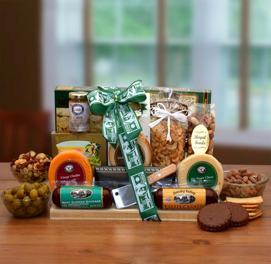 Thanks A Million Gourmet Gift Board - Premium Meat and Cheese Gift