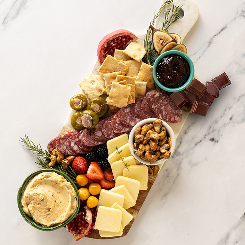 Abbondanza Gourmet Gift Box – Italian Cheeses, Meats & Chocolate
