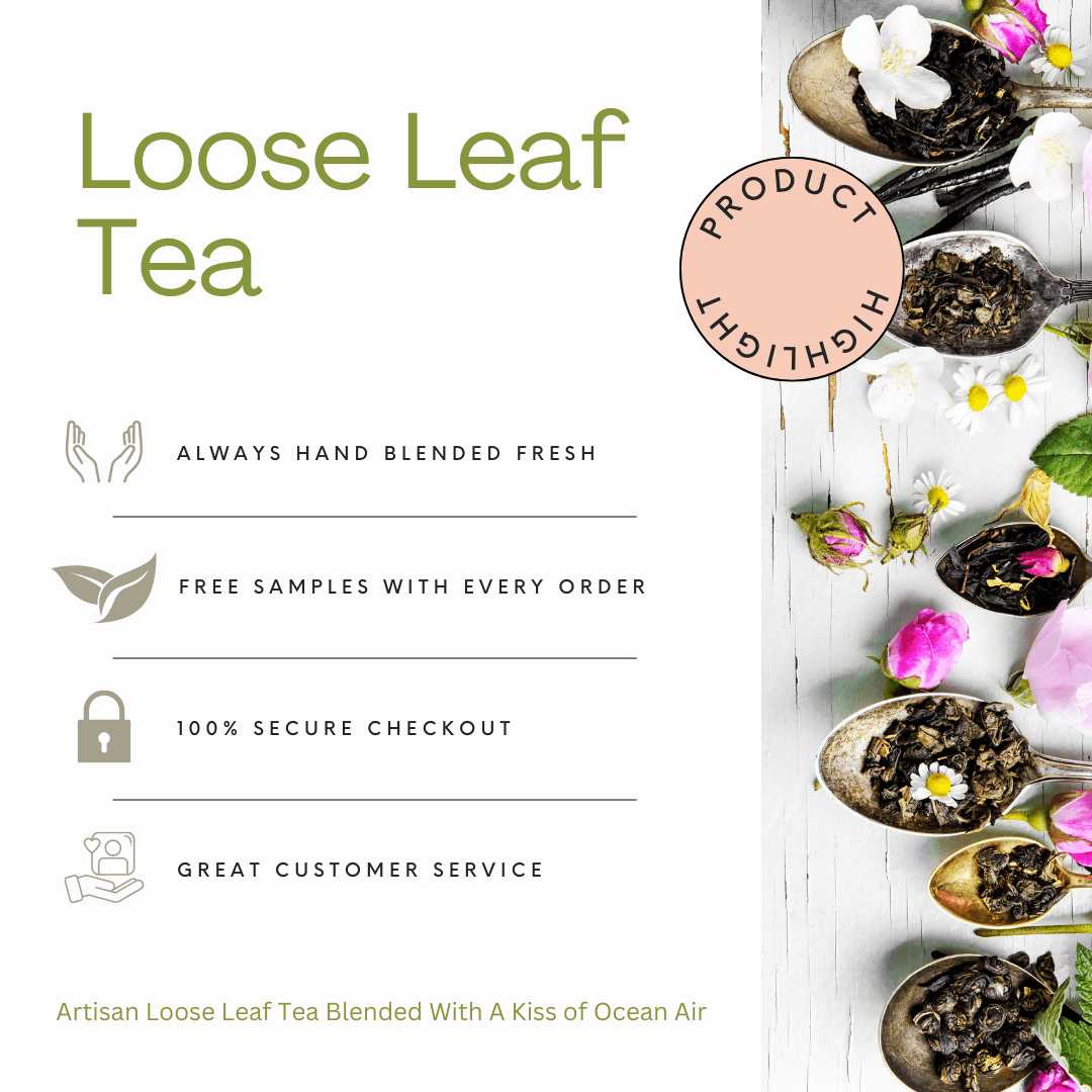 Toes in the Sand Iced Tea Blend | Organic Coastal Citrus Herbal Tea