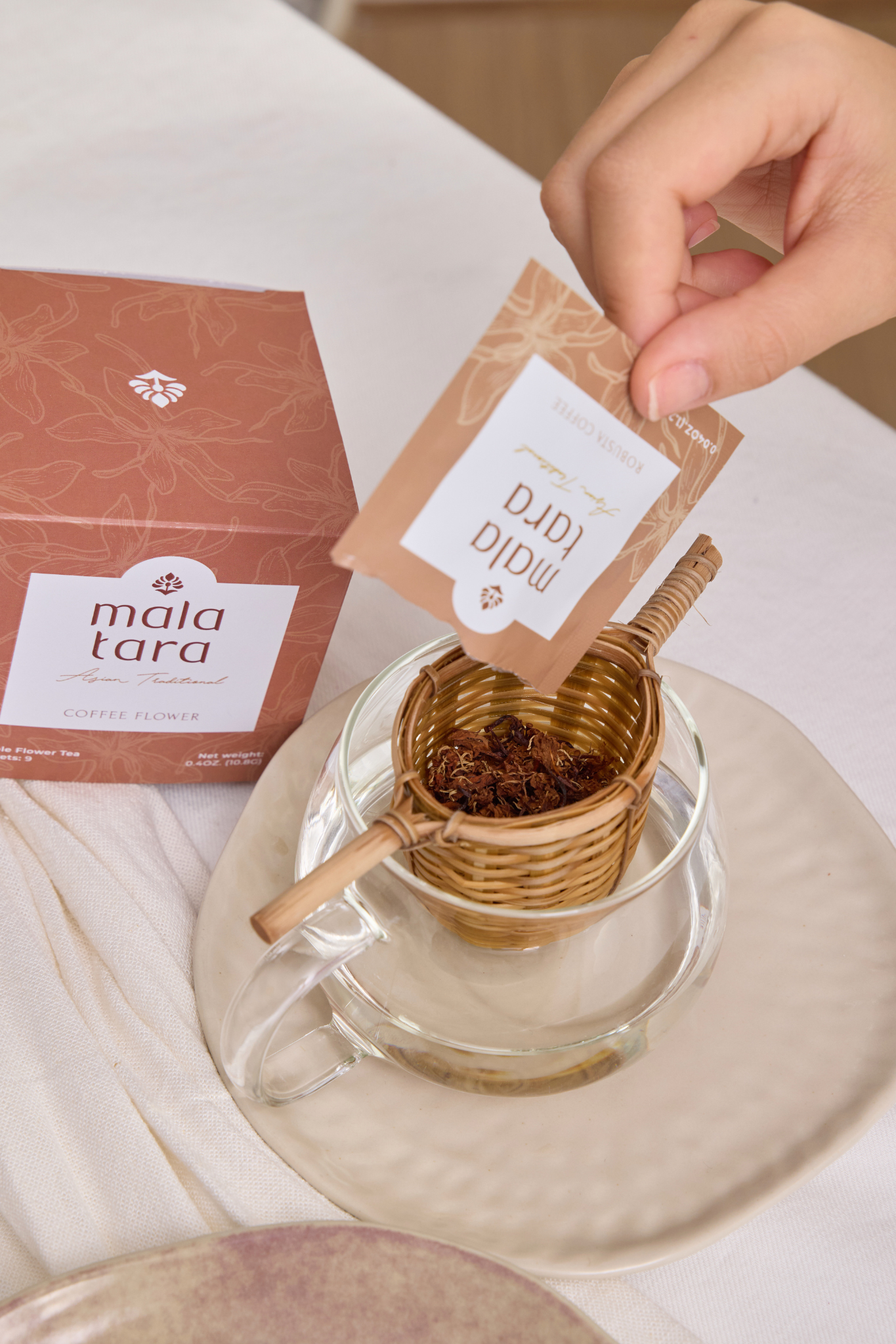 Signature Tea Celebration Gift Box with Organic Whole Flower Teas