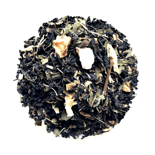 Seashore Breeze Iced Tea Blend | Organic Mint Lemon Ginger Black Tea