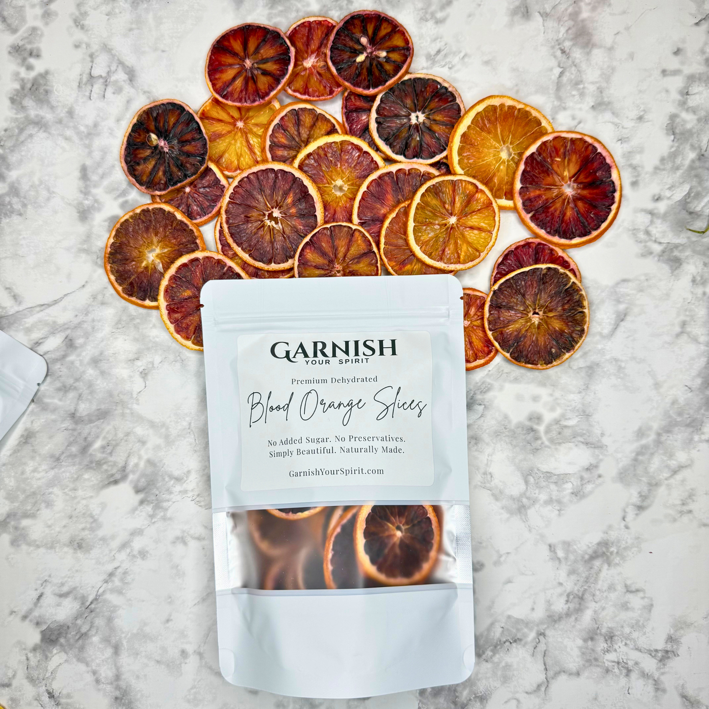 Dehydrated Blood Orange Slices for Cocktails, Bar Decor & Garnish