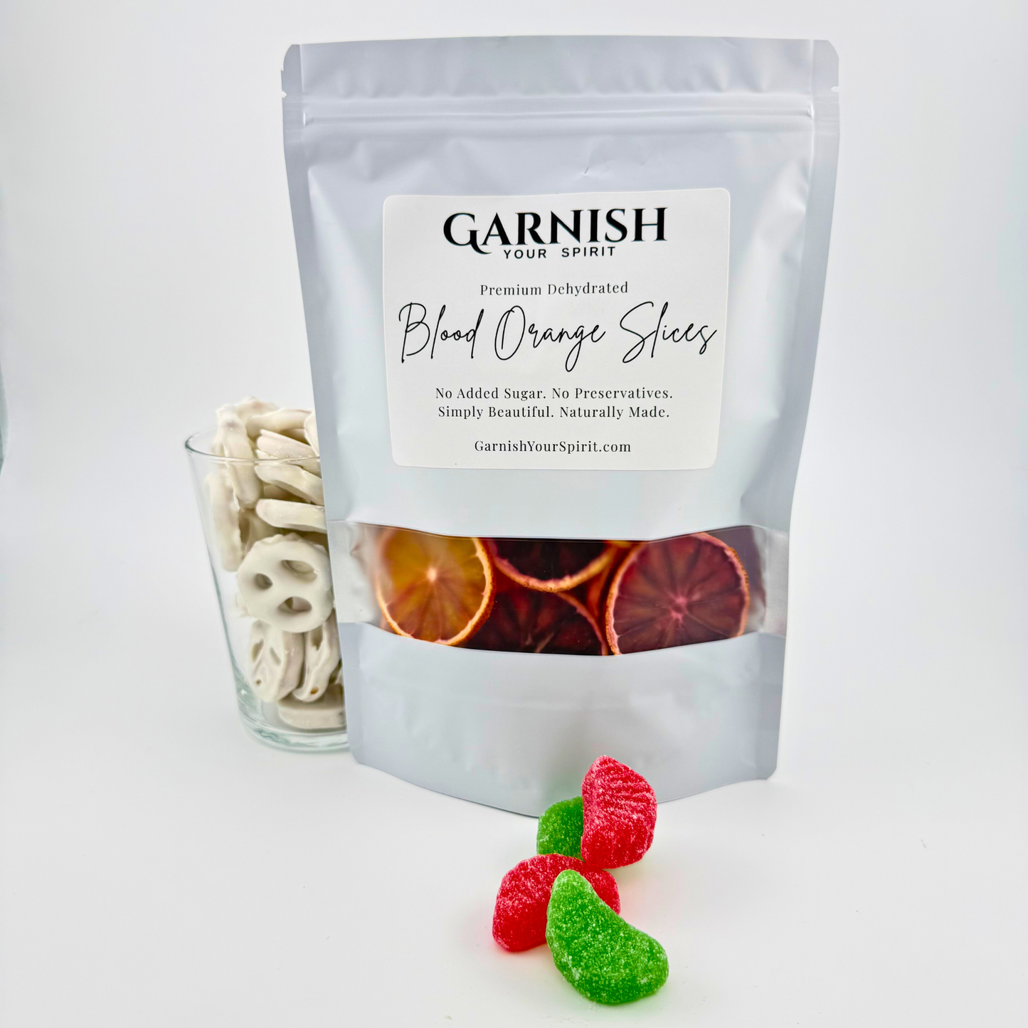 Dehydrated Blood Orange Slices for Cocktails, Bar Decor & Garnish