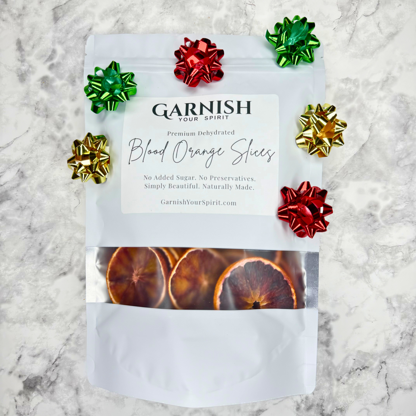 Dehydrated Blood Orange Slices for Cocktails, Bar Decor & Garnish