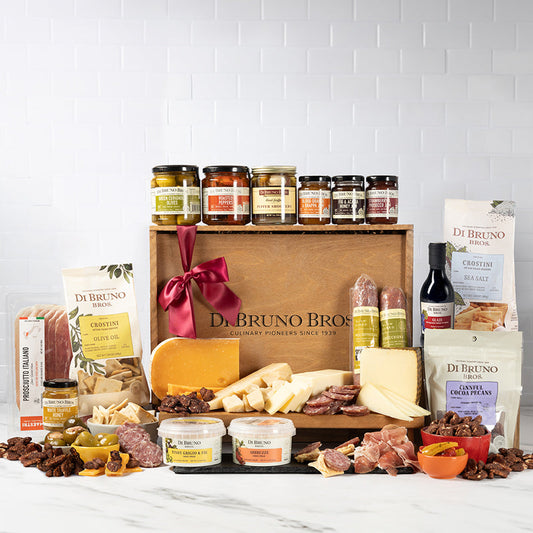 Extravaganza Gourmet Gift Crate – Premium Cheese, Meats, and Italian Delicacies