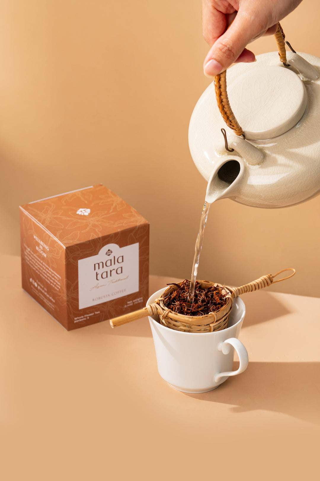 Hand-Woven Bamboo Tea Strainer | Sustainable Loose Leaf Tea Infuser