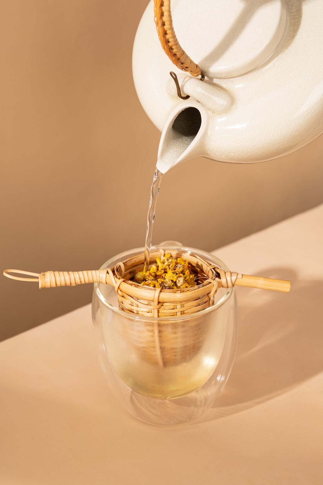 Hand-Woven Bamboo Tea Strainer | Sustainable Loose Leaf Tea Infuser