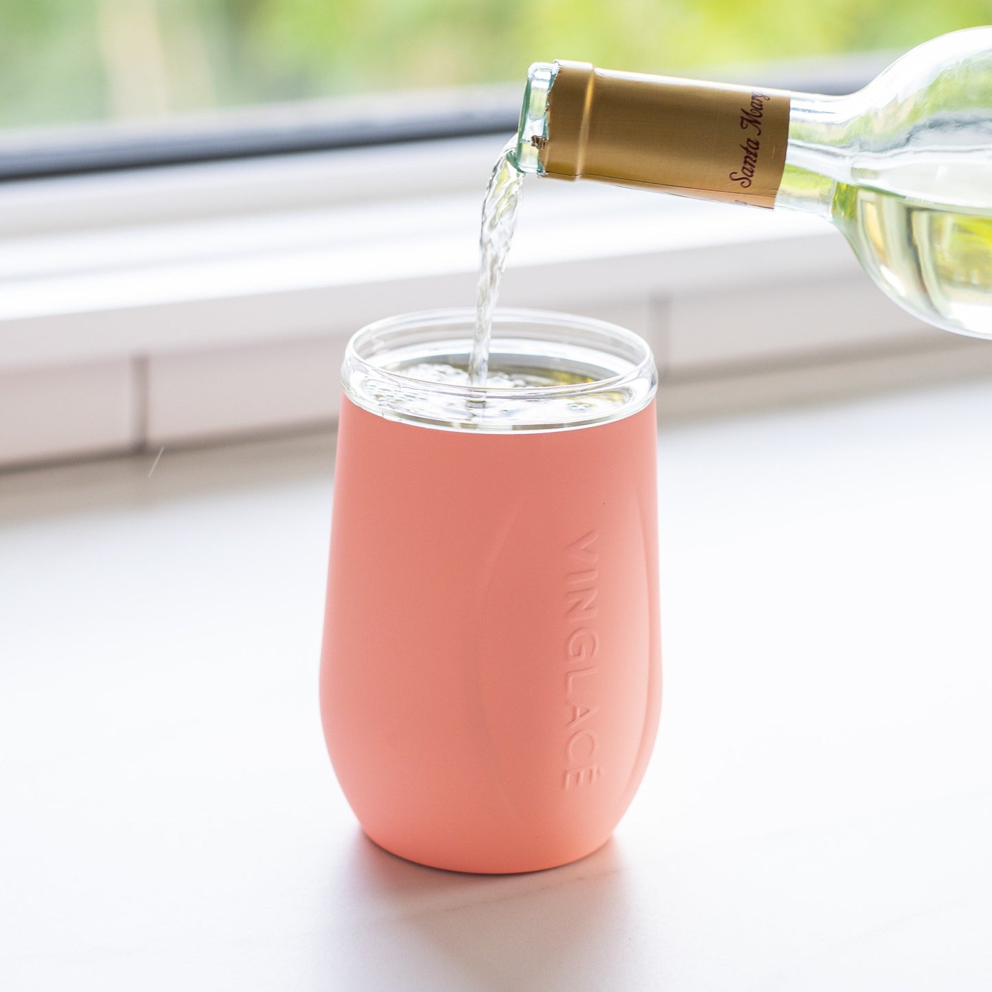 Wine & Champagne Chiller Gift Set with Glass-Lined Tumblers – Multiple Colors Available