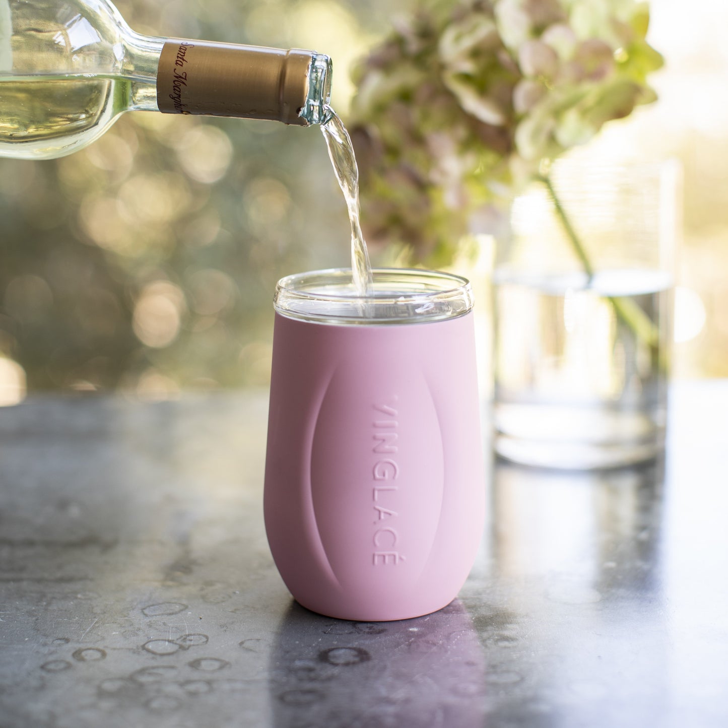 Wine & Champagne Chiller Gift Set with Glass-Lined Tumblers – Multiple Colors Available