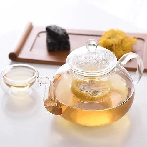 Thermo Glass Tea Pot 20 Fl Oz | High temperature and shock resistant